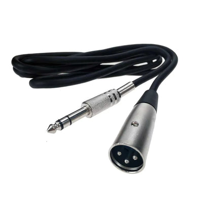 XLR 3-Pin Male To 1/4" TS Cable Shielded