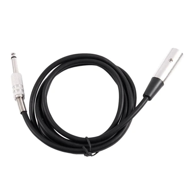 XLR 3-Pin Male To 1/4" TS Cable Shielded