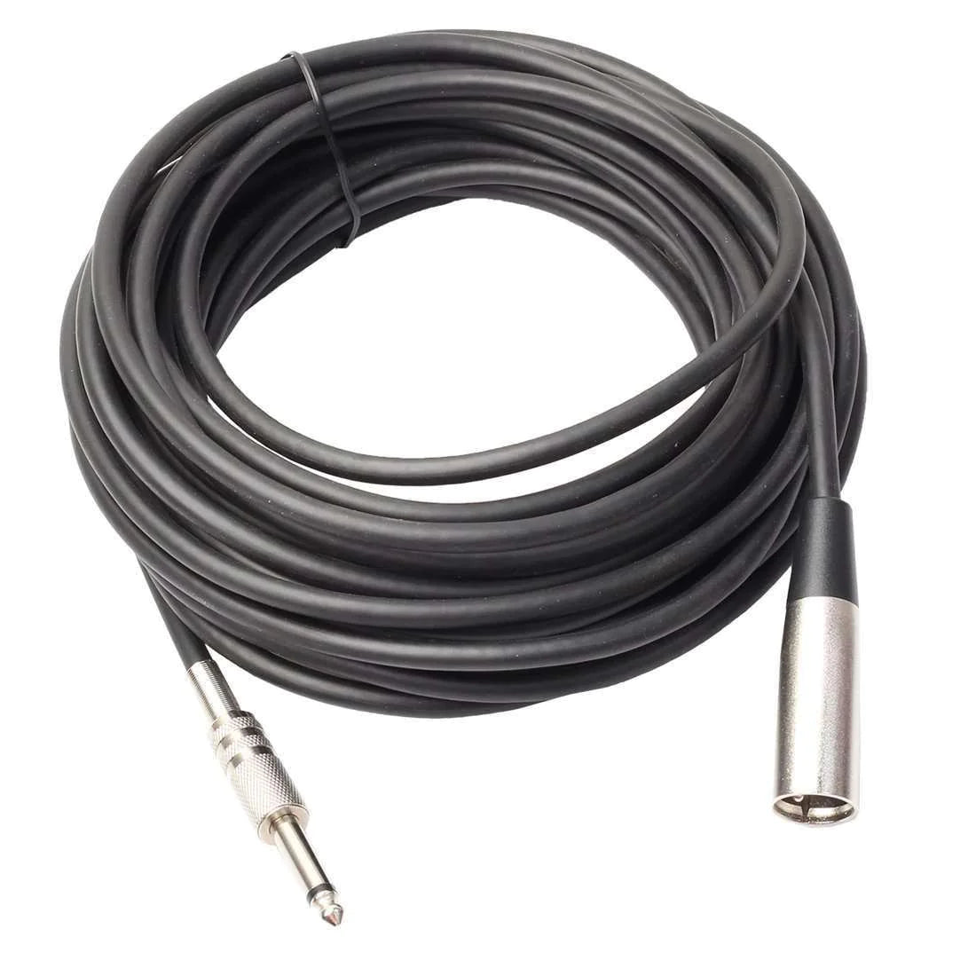 XLR 3-Pin Male To 1/4" TS Cable Shielded