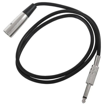 XLR 3-Pin Male To 1/4" TS Cable Shielded