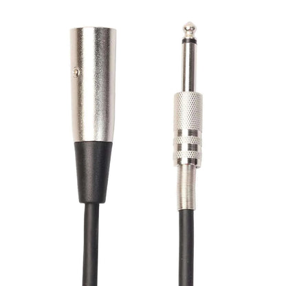 XLR 3-Pin Male To 1/4" TS Cable Shielded