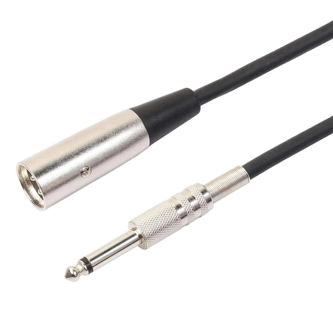 XLR 3-Pin Male To 1/4" TS Cable Shielded