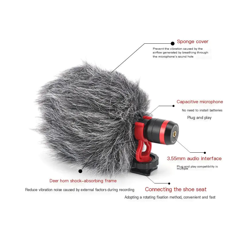 Camera Mounted Condenser Microphone