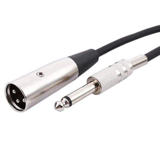 XLR 3-Pin Male To 1/4" TS Shielded Cable