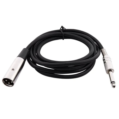 XLR 3-Pin Male To 1/4" TS Cable Shielded